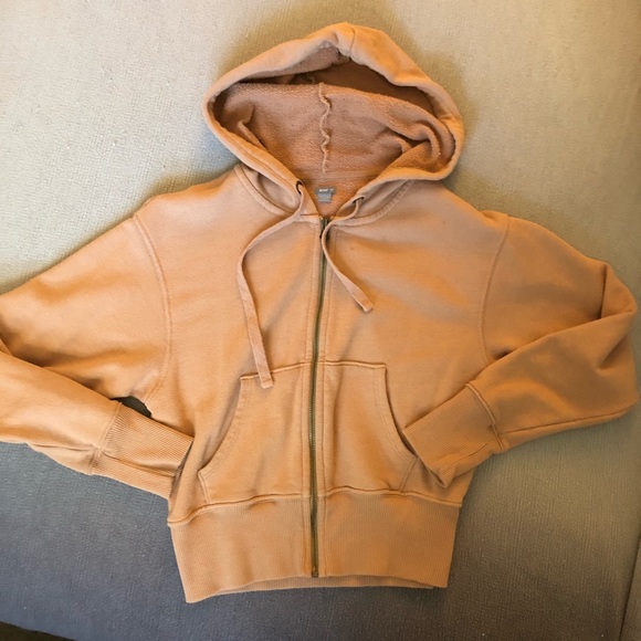 aerie cropped hoodie